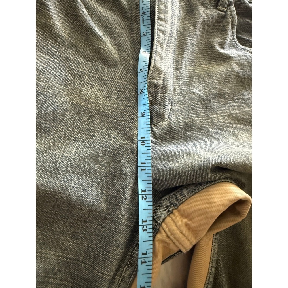 Sean John Vintage Baggy Jeans Gray Blue Tan Contrast Panel Star Patch Mens 36 - Picture 4 of 11